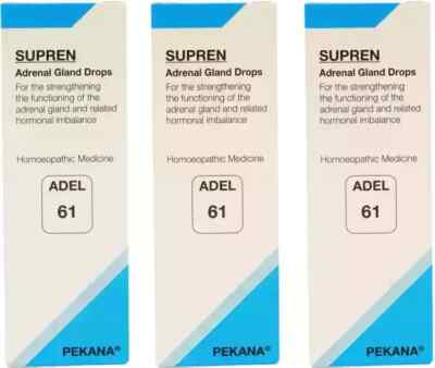   Pack of 3 X ADEL 61 Drops 20ml   Homeopathic Remedy for Respiratory Health  