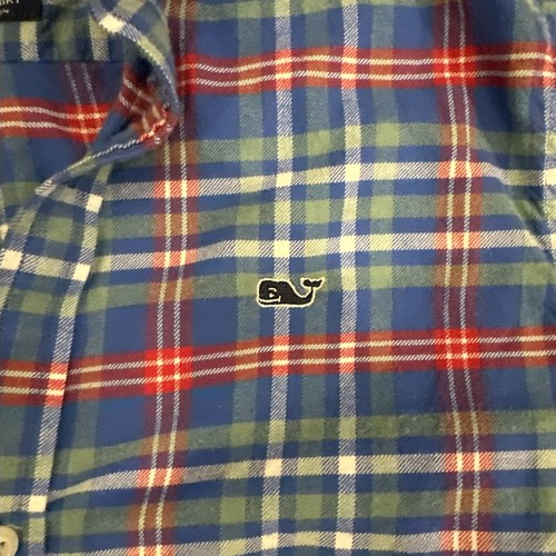 Camicia balena Vineyard Vines a quadretti a quadretti L/S camicia abbottonata gioventù S 8/10 - Foto 2 di 3