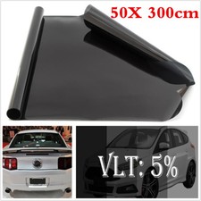 Car Window Tint Film Glass VTL 5% Roll Black Sun Shade Sticker Solar Protection