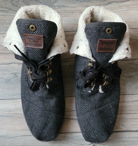 Toms Mens Winter Faux Sherpa Line Lace 