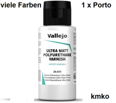 Vallejo 26.653 ULTRA Matt Polyurethane Varnish neue Formel 60 ml