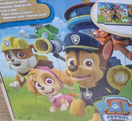 Paw Patrol Wooden Puzzle 3 Pack. Brand New. - Picture 2 of 4