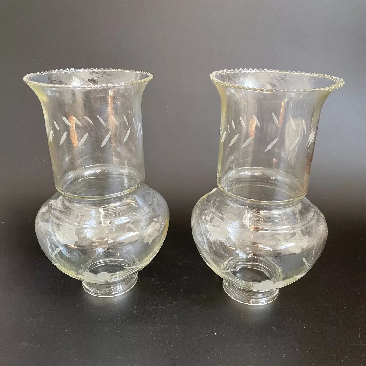 Trumpet glass lamp shades deals