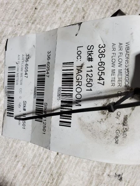 Medidor de flujo de aire 99-03 para BMW 540i MPN: 13621433567 Foto 2 de 4