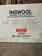 Ceramic Fiber Blanket 2300  1" x 24" x 25' 6 Dens