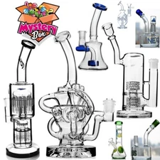 Blind Box Random Style Glass Water Pipe bong Smoking Recycler Rig Hookah 1Pcs