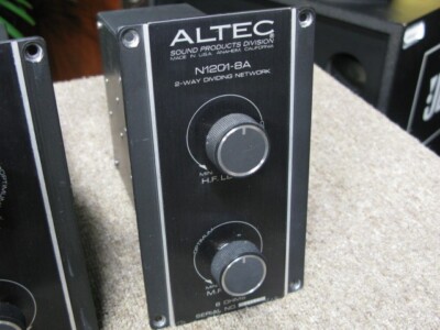 Altec Lansing N1201-8a Vintage Crossover (Pair)!Very Rare | eBay Altec Lansing N1201-8a Vintage Crossover (Pair)!Very Rare | eBay