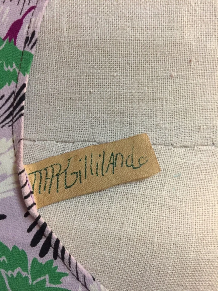 Gilliland Boho Multi Color Silk Patchwork Dress sz M Vintage! Women's - Image 3 of 4