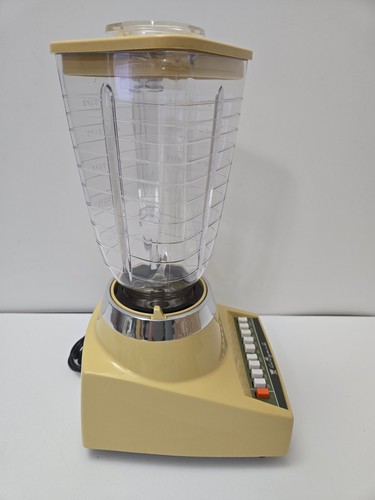Vintage 1970's Wizard Solid State 9 Speed Blender Tested Works Great W/Cover - Picture 5 of 11
