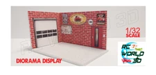 Car Model Diorama 1/32 Simulation Scene Garage Auto Background Display set #5