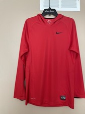 Men's Nike Elite - Dri-FIT' Long Sleeve Hooded Athletic Shirt, Small