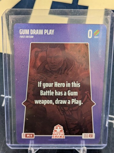 2024 Bo Jackson Battle Arena Gum Draw Play SSP Foil Play #BPL-16 First Edition