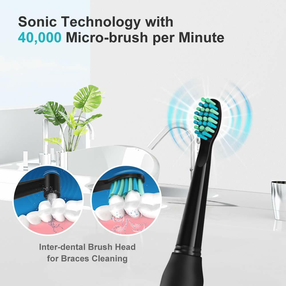 Fairywill Toothbrush Replacement Heads Compatible For Sonic 507