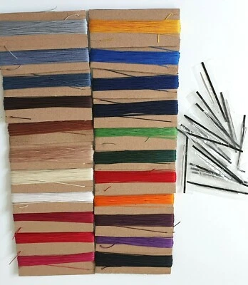 Komplett Teppich Set (Gewinde + Blunt Nadel) Viele Farben Mit Gewinde - Bild 1 von 4