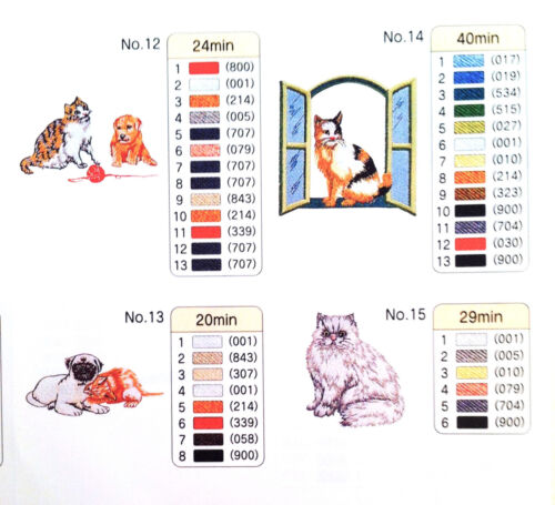 DOGS & CATS #35 Embroidery Memory Card - Brother, Baby Lock, Bern. Deco TESTED - Picture 8 of 16