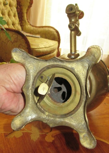 Vintage Brass Copper Samovar Russian / Persian Turkish Complete. Working Cond. - Picture 11 of 12