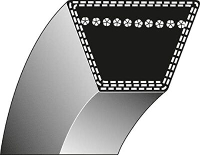 ISE Ersatzriemen 1/2 Fuß x 59 Fuß ersetzt Stiga 1134-9031-01 / 9585-0072-00