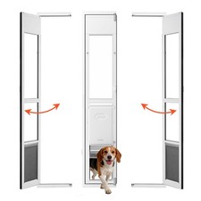 VEVOR Dog Door for Sliding Glass Door Pet Door for Large-Sized Dogs Swing-Open