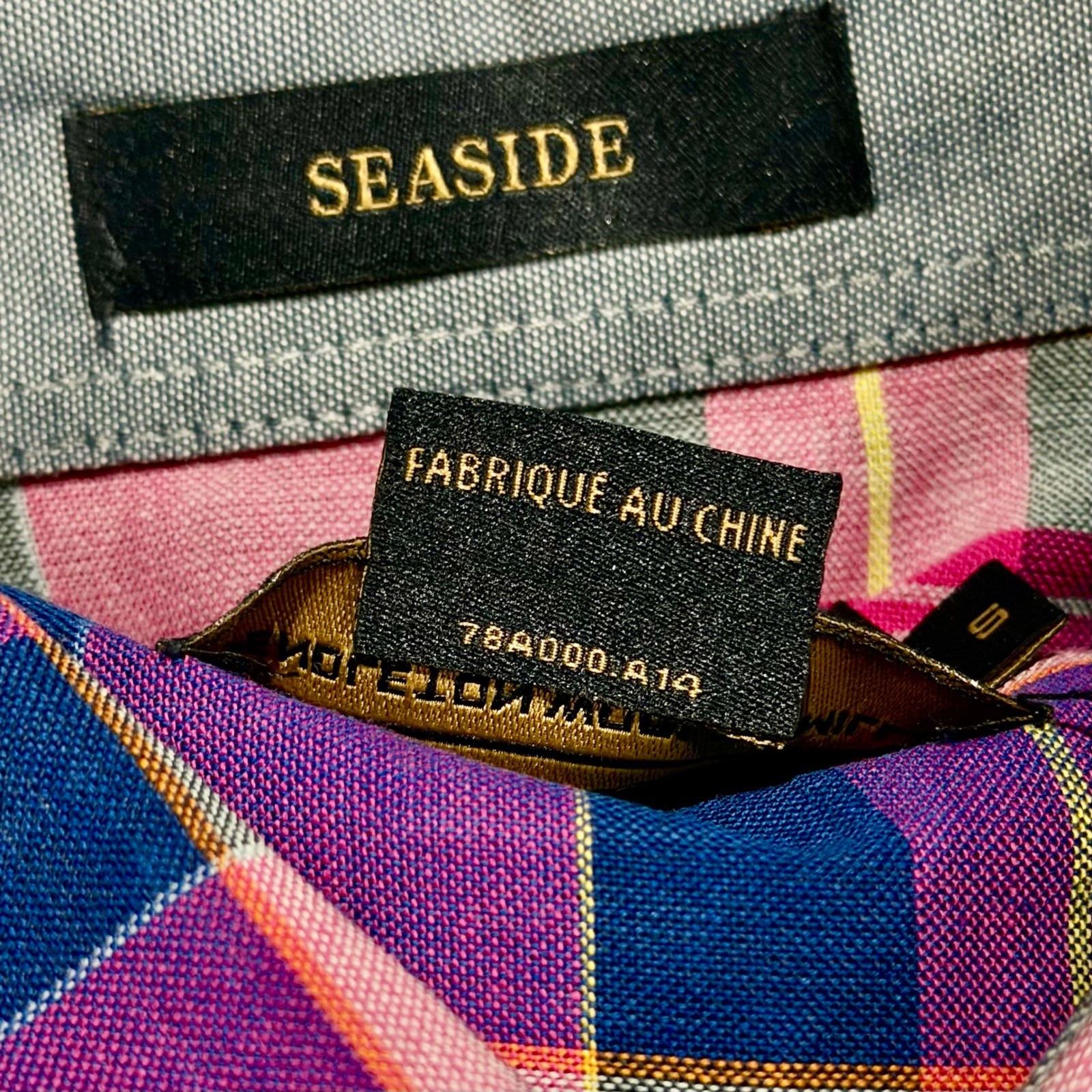 Pendleton Seaside Plaid Button Down Short Sleeve … - image 9