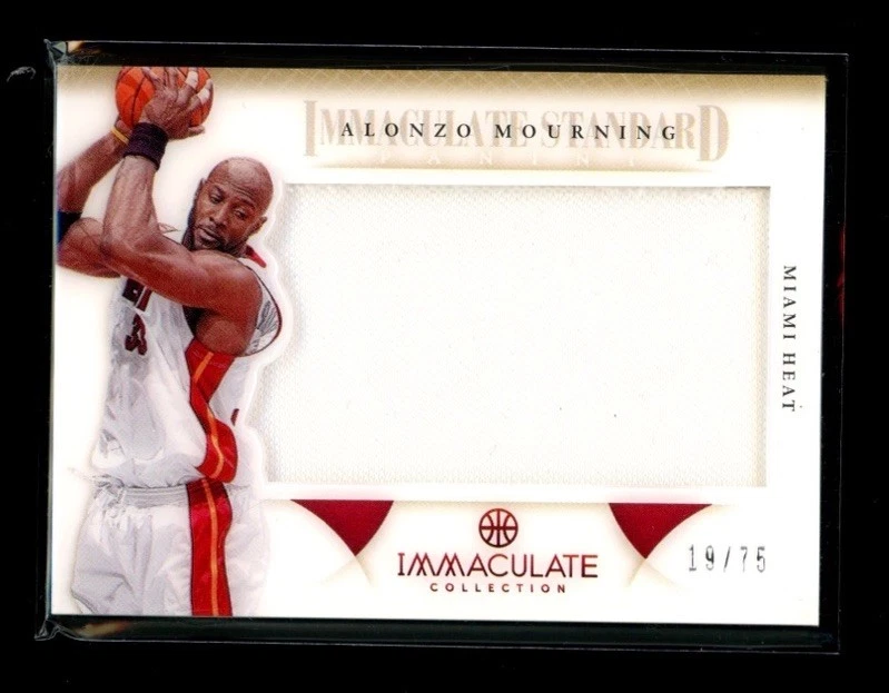 Panini Alonzo Mourning Basketball Autographed Sports Trading Cards