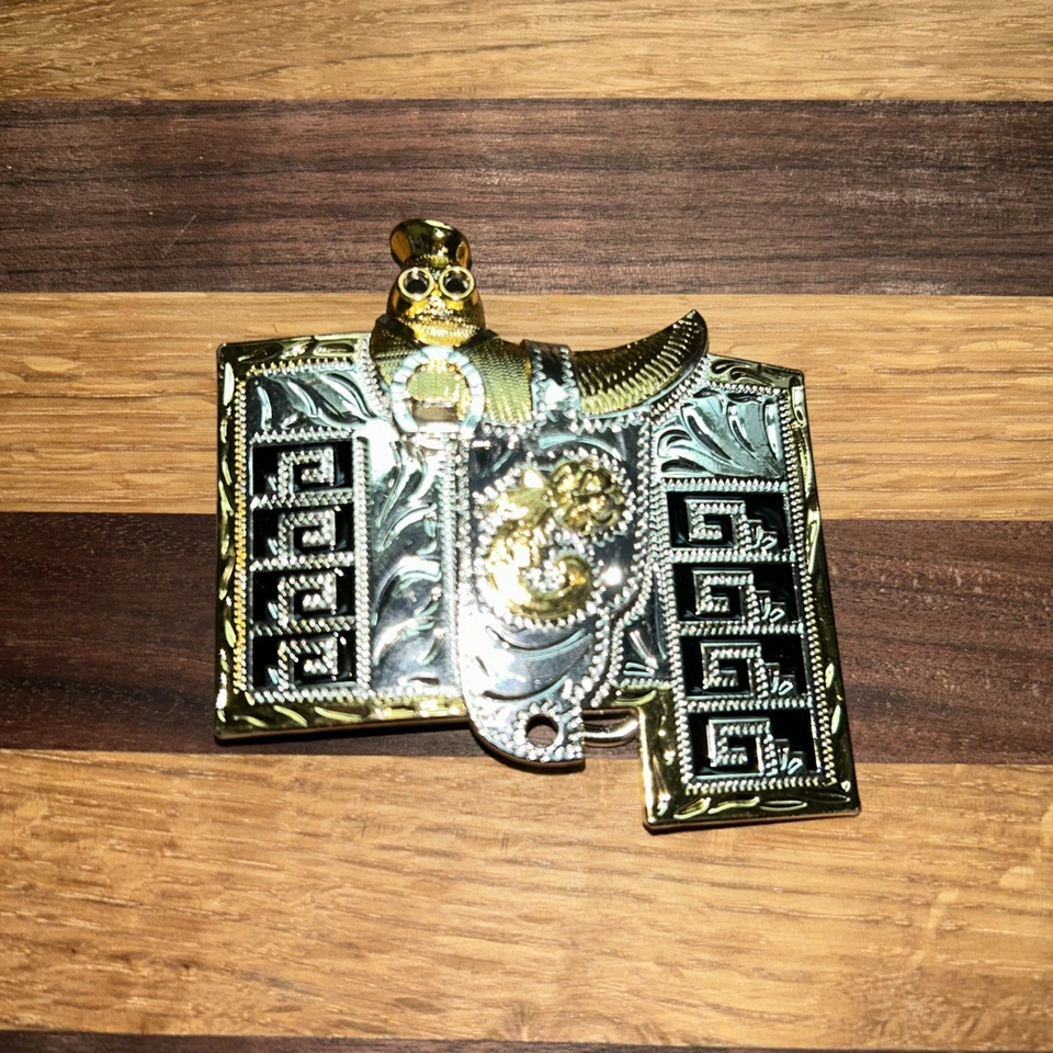 Бычий ремень пряжка OX новый мужчин женщин Western ковбой Cowgirl родео золото серебро металл - Изображение 3 из 4