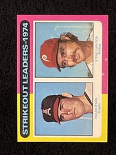 1975 Topps - League Leaders Nolan Ryan, Steve Carlton #312