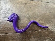 Vintage 1985 Mattel SSSQUEEZE Purple Snake Weapon MOTU Masters Of The Universe