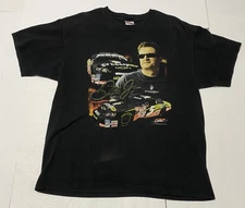 NASCAR Chase Authentic Dale Earnhardt Jr #5 Go Daddy TWO Sided Shirt -HAS STAIN