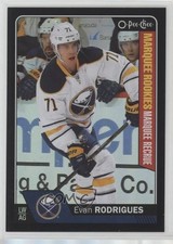 2016 O-Pee-Chee Marquee Rookies Black Rainbow Foil /100 Evan Rodrigues #599 fv7