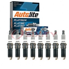 8 pc Autolite Platinum AP5364 Spark Plugs for WR9DCY 5019 4513 Ignition Wire sp