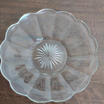 Heisey Kristallolith überbackene 11'' Platte