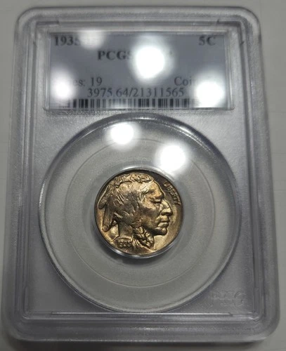 1935-D Buffalo Nickel PCGS MS64 Toned
