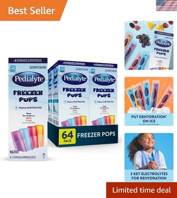 Doctor-Recommended Electrolyte Freezer Pops Variety Quick Hydration for All Ages