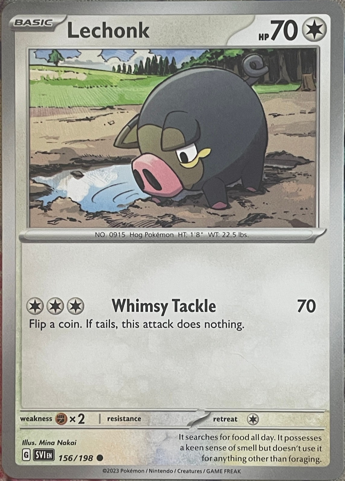 Lechonk - 156/198 - Scarlet & Violet Base Pokemon 2023