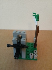 Vintage LEGO 1480 Castle: King's Catapult with Minifigure & Instructions