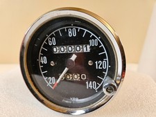 Vintage Vdo 140 Mph Speedometer Vintage Vdo 140 Mph Speedometer