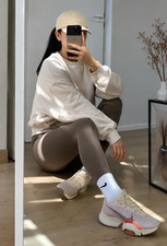 Nike Sneaker Low Top EU 40 Beige/Orange atmun...
