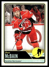2012-13 O-Pee-Chee #63 Jamie McBain Carolina Hurricanes Hockey Card