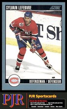 Sylvain Lefebvre 1992-93 Score Canadian #405 Montreal Canadiens