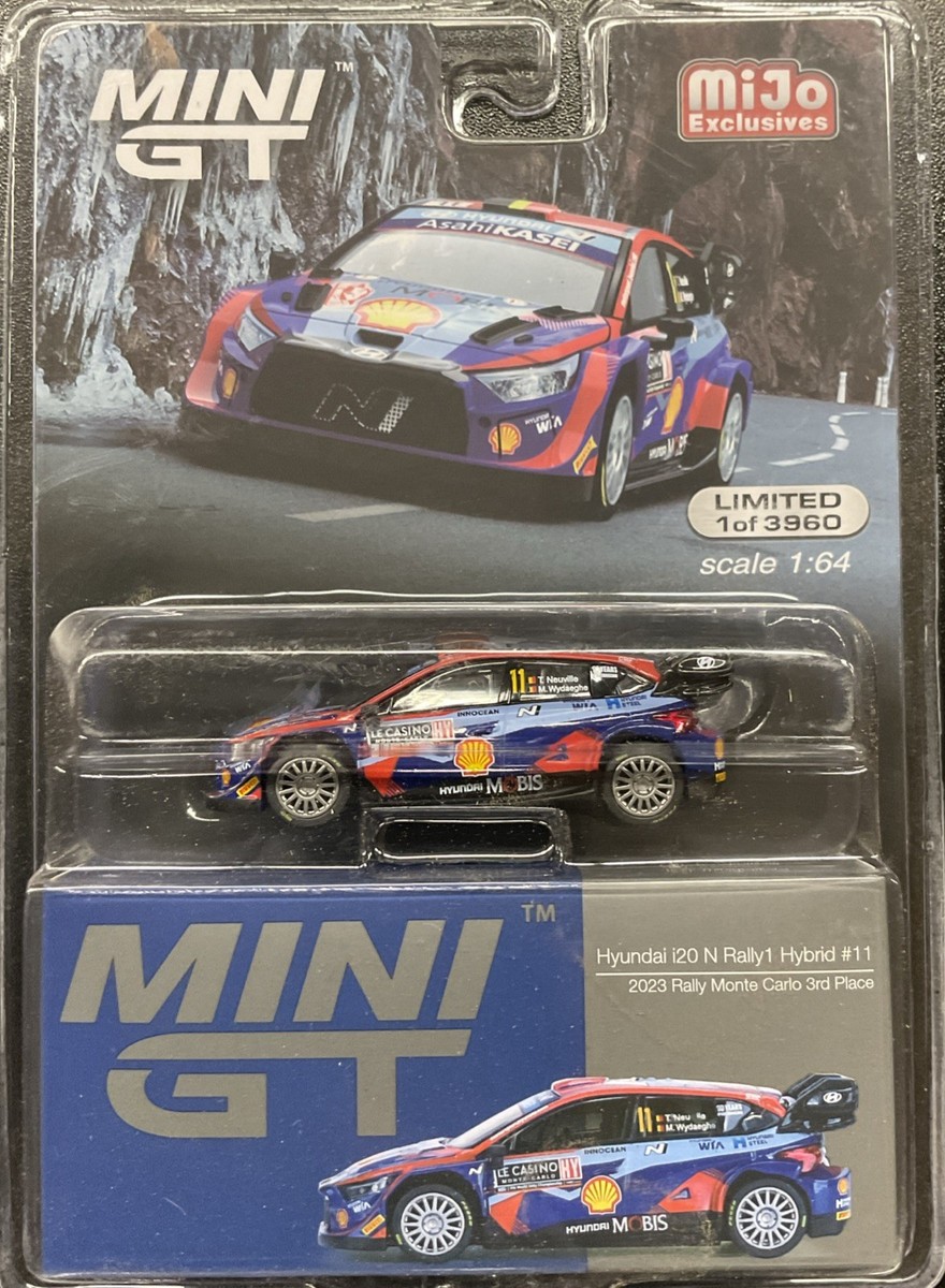 Mini GT Hyundai i20 N Rally1 Hybrid #11 2023 Rally Monte Carlo 3rd