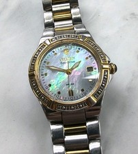 Womens Citizens Eco Drive Two Tone Diamond Model EW0894-57D Running