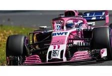 1/43 Force India Mercedes VJM11 Chinese GP 2018 #11 Pink White Diecast Model KS0