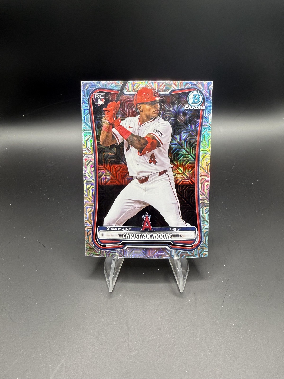 2026 Bowman #99 Christian Moore Chrome Mojo Refractors