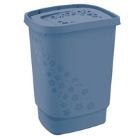 Rotho WÄSchesammler Korb 55 Liter Flowers Horizon Blue Neu
