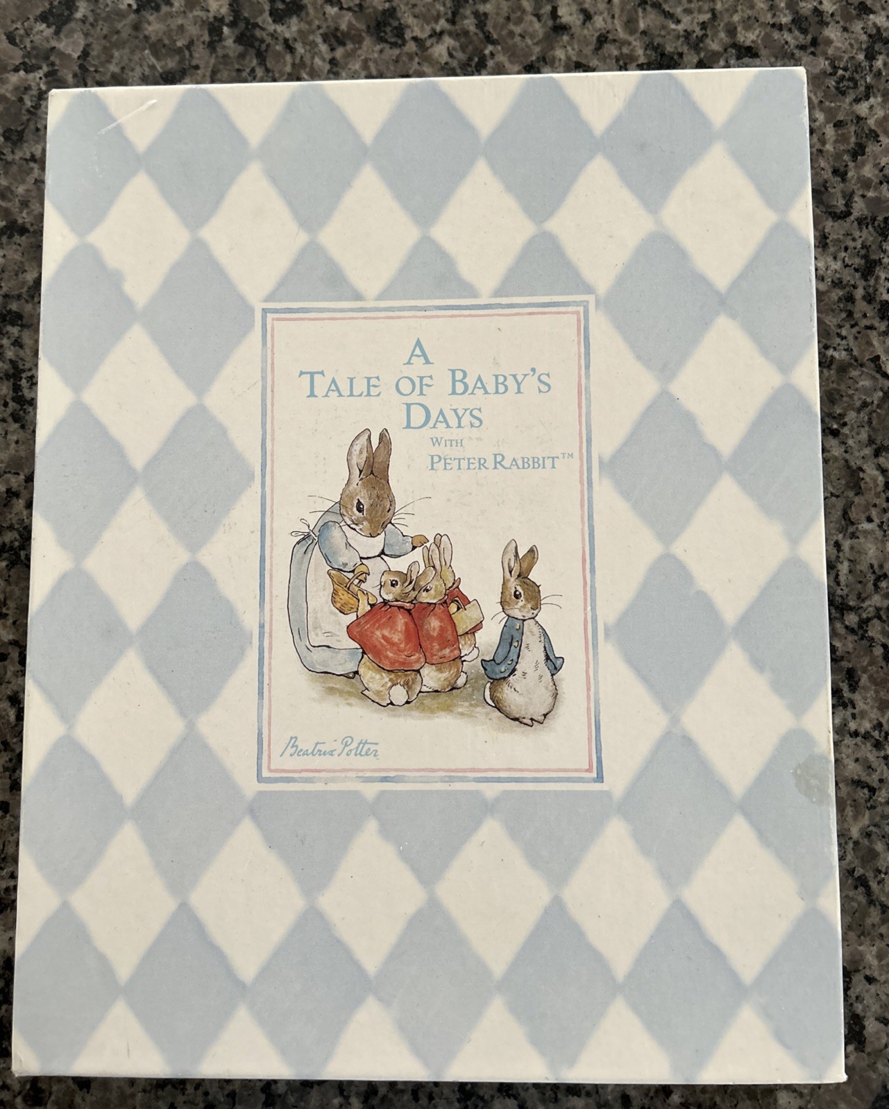 VTG Beatrix Potter Peter Rabbit 1976 “A Tale of Baby’s Days”unused baby book NIB