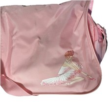 Bloch Dance Girl's Adjustable Strap Ballerina Shoulder Bag, Light Pink One Size