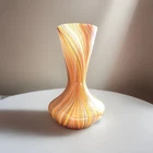 MURANO MCM FILIGRANA OPTIC SWIRL ART GLASS VASE