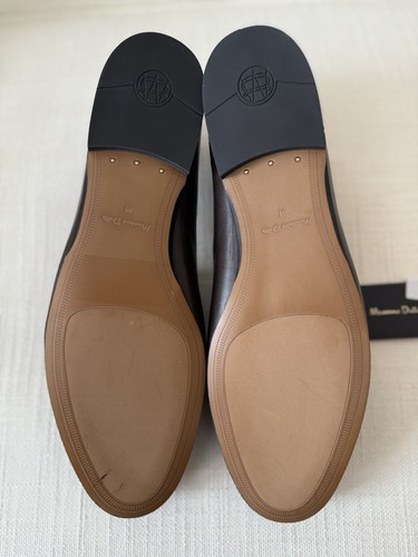 Massimo Dutti Leather Loafers Brown Colour with Horsebit Detail Size 41 NEW - Foto 10 di 13