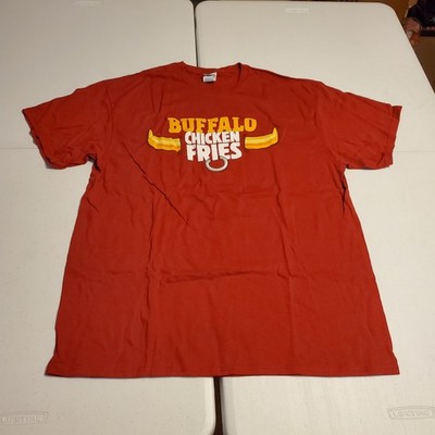 Burger King Buffalo Chicken Fries T-Shirt Men's XL Red Pro Delta Weight Fast