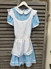 Smiffys Fancy Dress Alice Costume Dress Blue Apron Princess XL